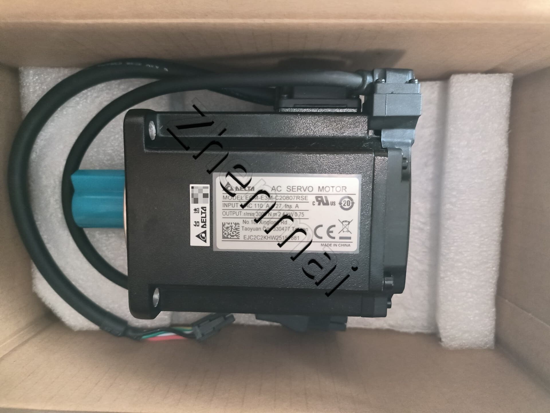 100% gloednieuwe originele en echte Delta ECM-E3M-C20807RSE frequentieomvormers Drive Servomotor