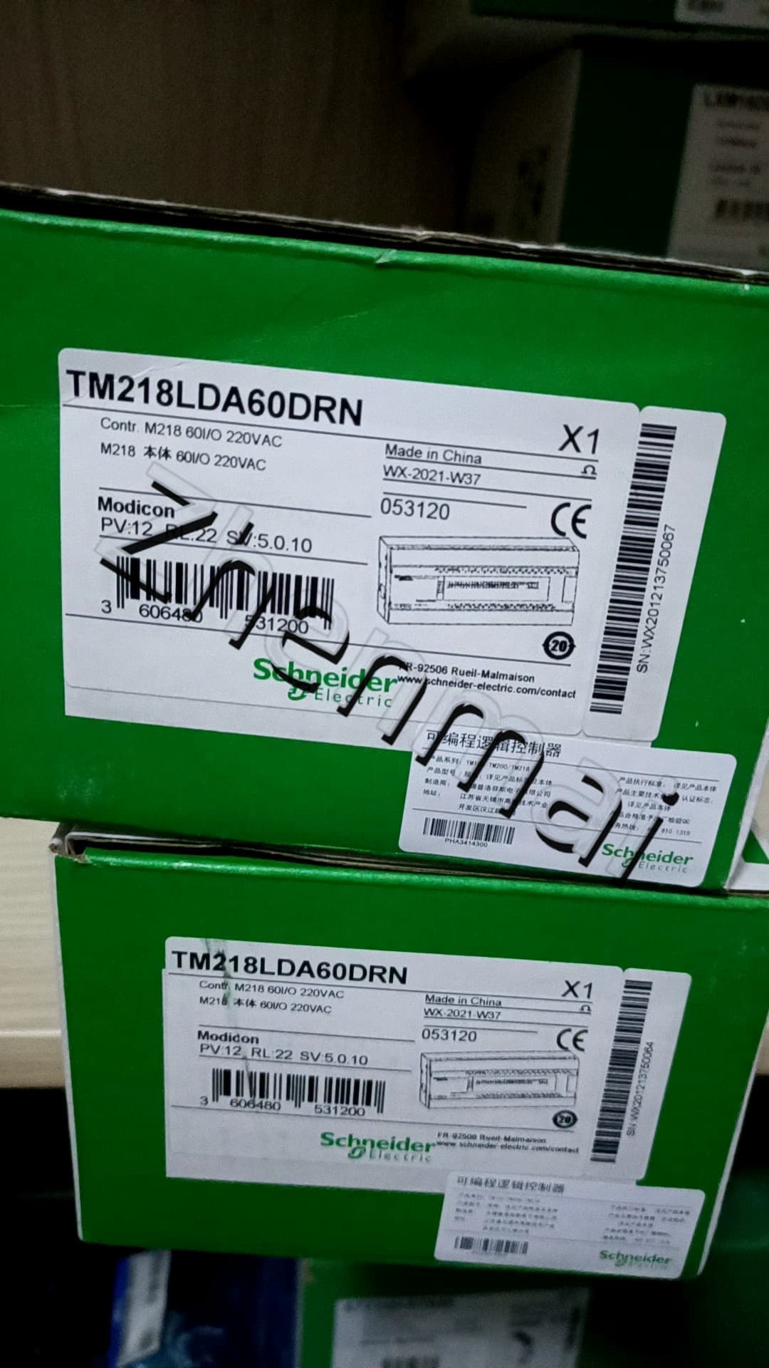 100% gloednieuwe, originele en echte Schneider TM218LDA60DRN Frequentieomvormers, stroomonderbrekers, schakelaars, beveiligingsapparaten