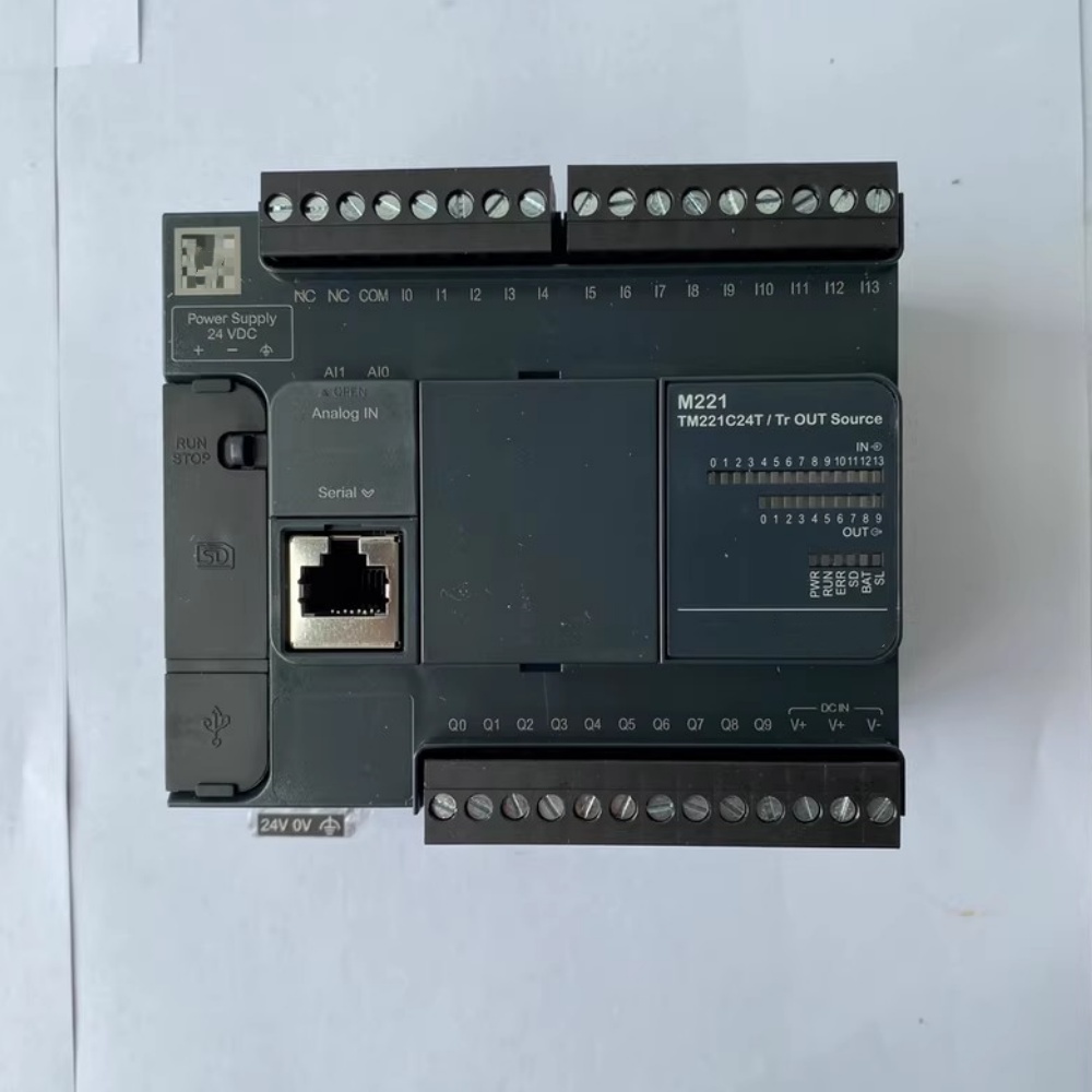100% gloednieuwe, originele en echte Schneider TM221C24T Frequentieomvormers, stroomonderbrekers, schakelaars, beveiligingsapparatuur