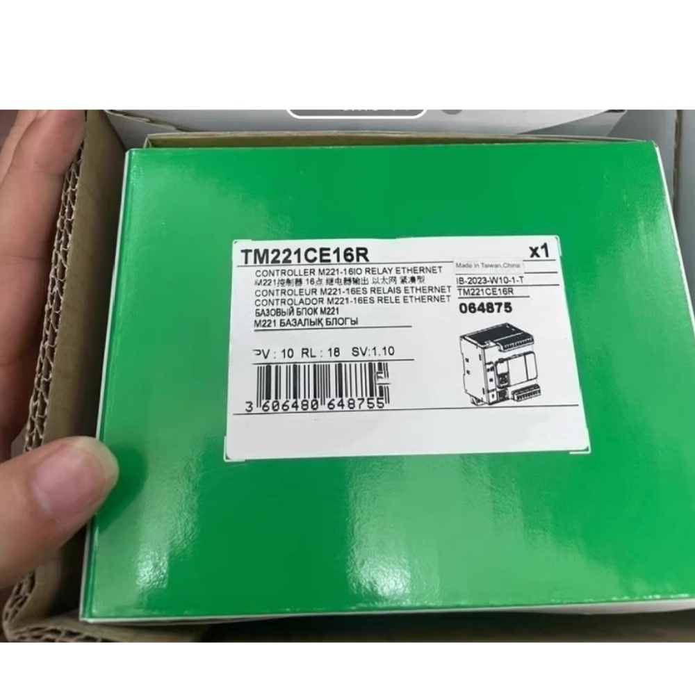 100% gloednieuwe, originele en echte Schneider TM221CE16R Frequentieomvormers, stroomonderbrekers, schakelaars, beveiligingsapparaten
