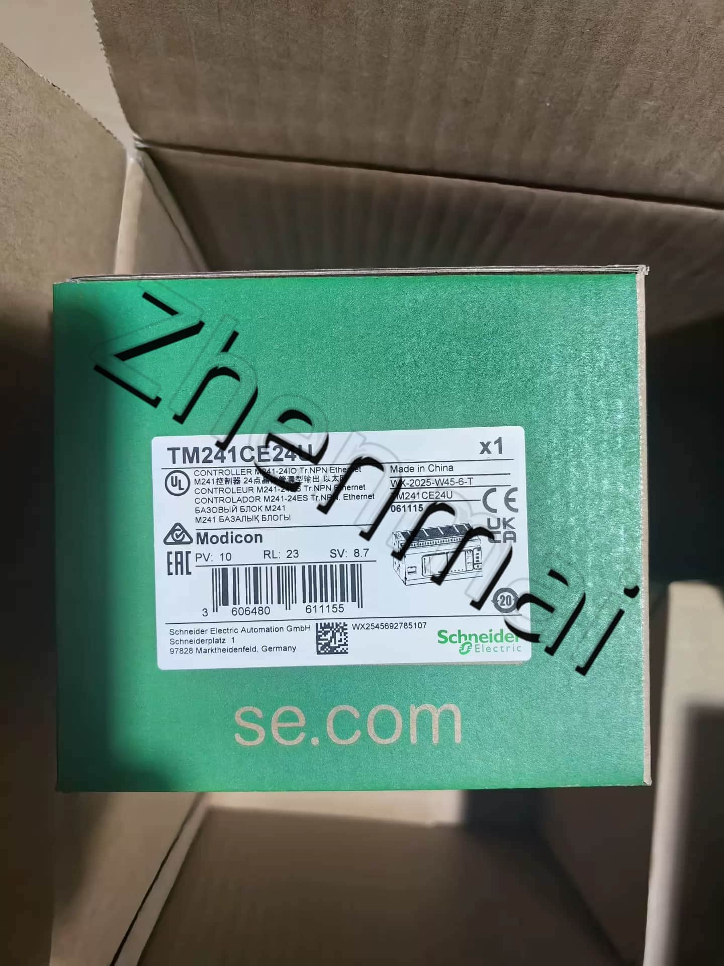100% gloednieuwe, originele en echte Schneider TM241CE24U Frequentieomvormers, stroomonderbrekers, schakelaars, beveiligingsapparaten