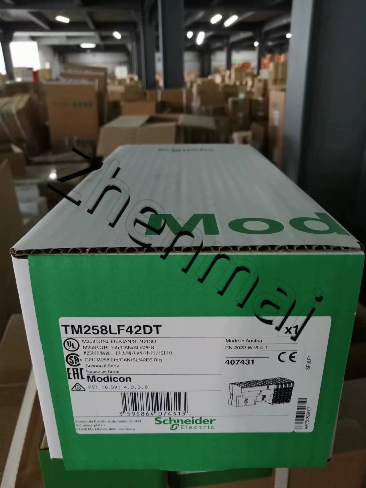 100% gloednieuwe, originele en echte Schneider TM258LF42DT frequentieomvormers, stroomonderbrekers, schakelaars, beveiligingsapparatuur