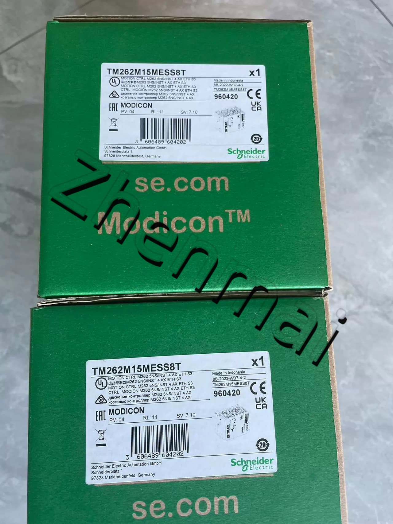 100% gloednieuwe, originele en echte Schneider TM262M15MESS8T Frequentieomvormers, stroomonderbrekers, schakelaars, beveiligingsapparatuur