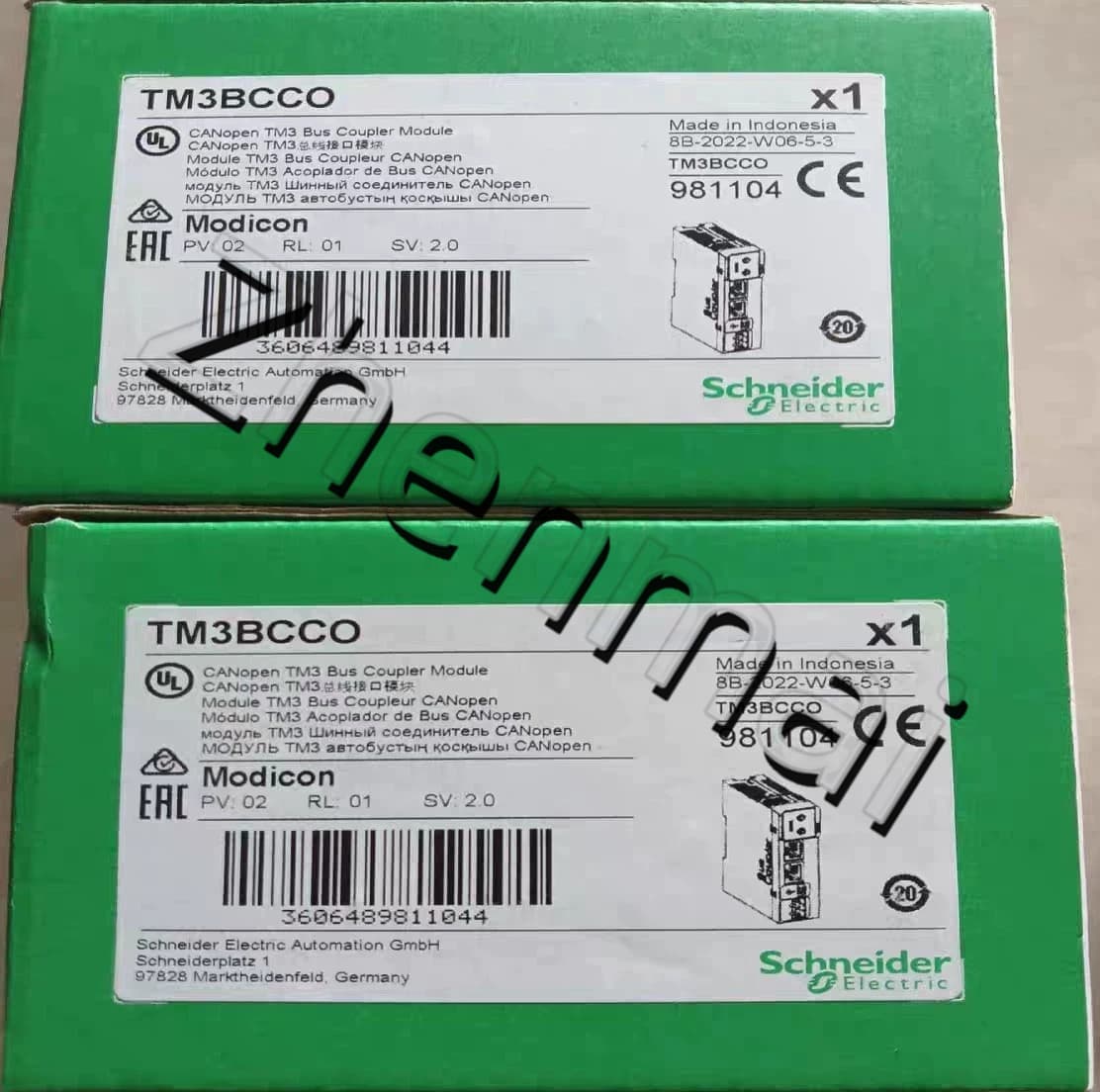 100% gloednieuwe, originele en echte Schneider TM3BCCO Frequentieomvormers, stroomonderbrekers, schakelaars, beveiligingsapparaten
