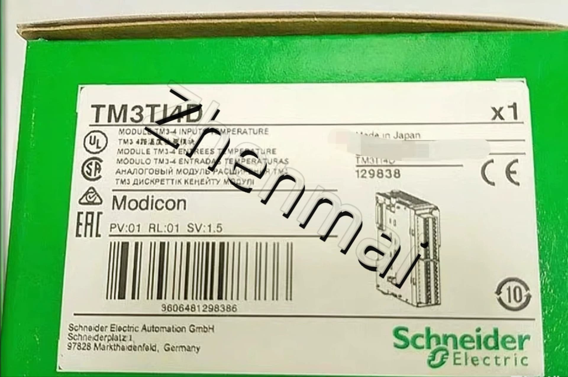 100% gloednieuwe, originele en echte Schneider TM3TI4D Frequentieomvormers, stroomonderbrekers, schakelaars, beveiligingsapparaten