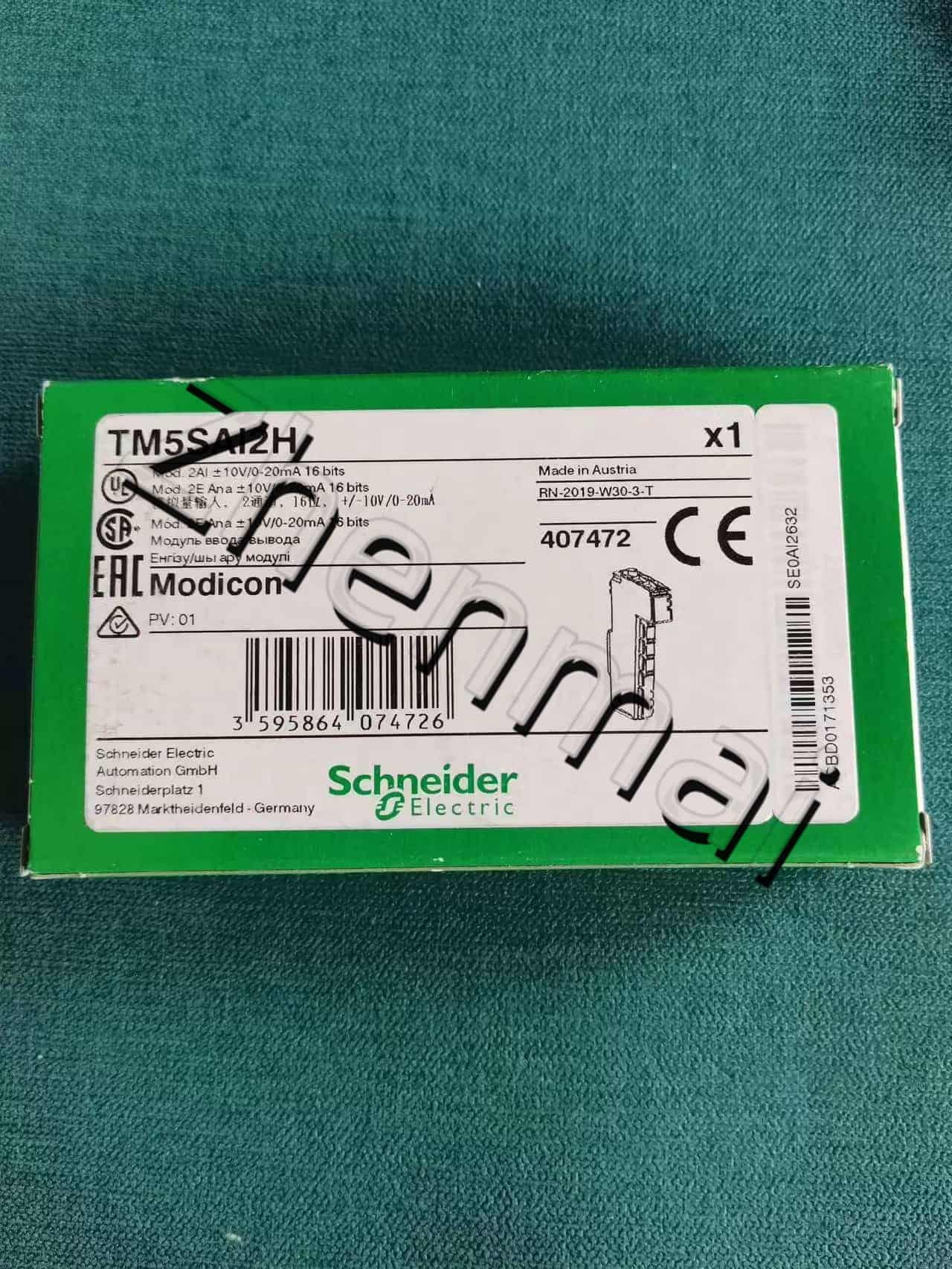 100% gloednieuwe, originele en echte Schneider TM5SAI2H Frequentieomvormers, stroomonderbrekers, schakelaars, beveiligingsapparaten