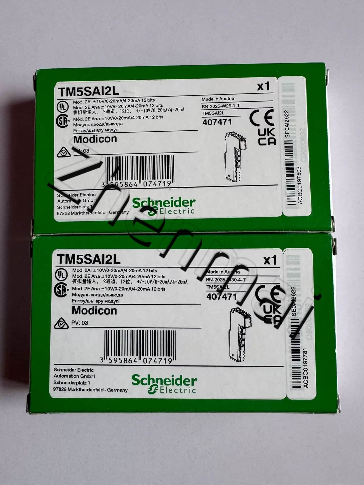 100% gloednieuwe, originele en echte Schneider TM5SAI2L Frequentieomvormers, stroomonderbrekers, schakelaars, beveiligingsapparaten
