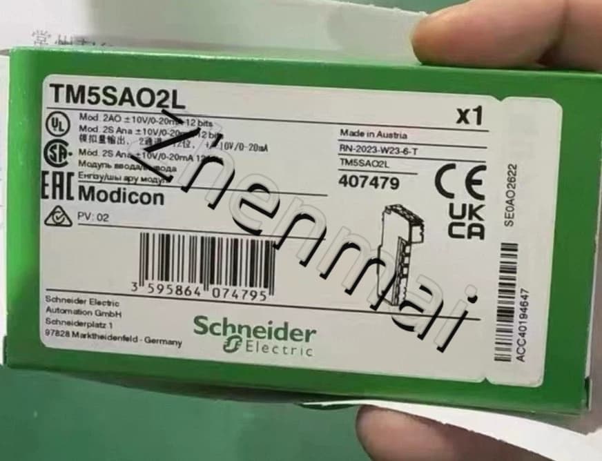100% gloednieuwe, originele en echte Schneider TM5SAO2L Frequentieomvormers, stroomonderbrekers, schakelaars, beveiligingsapparatuur
