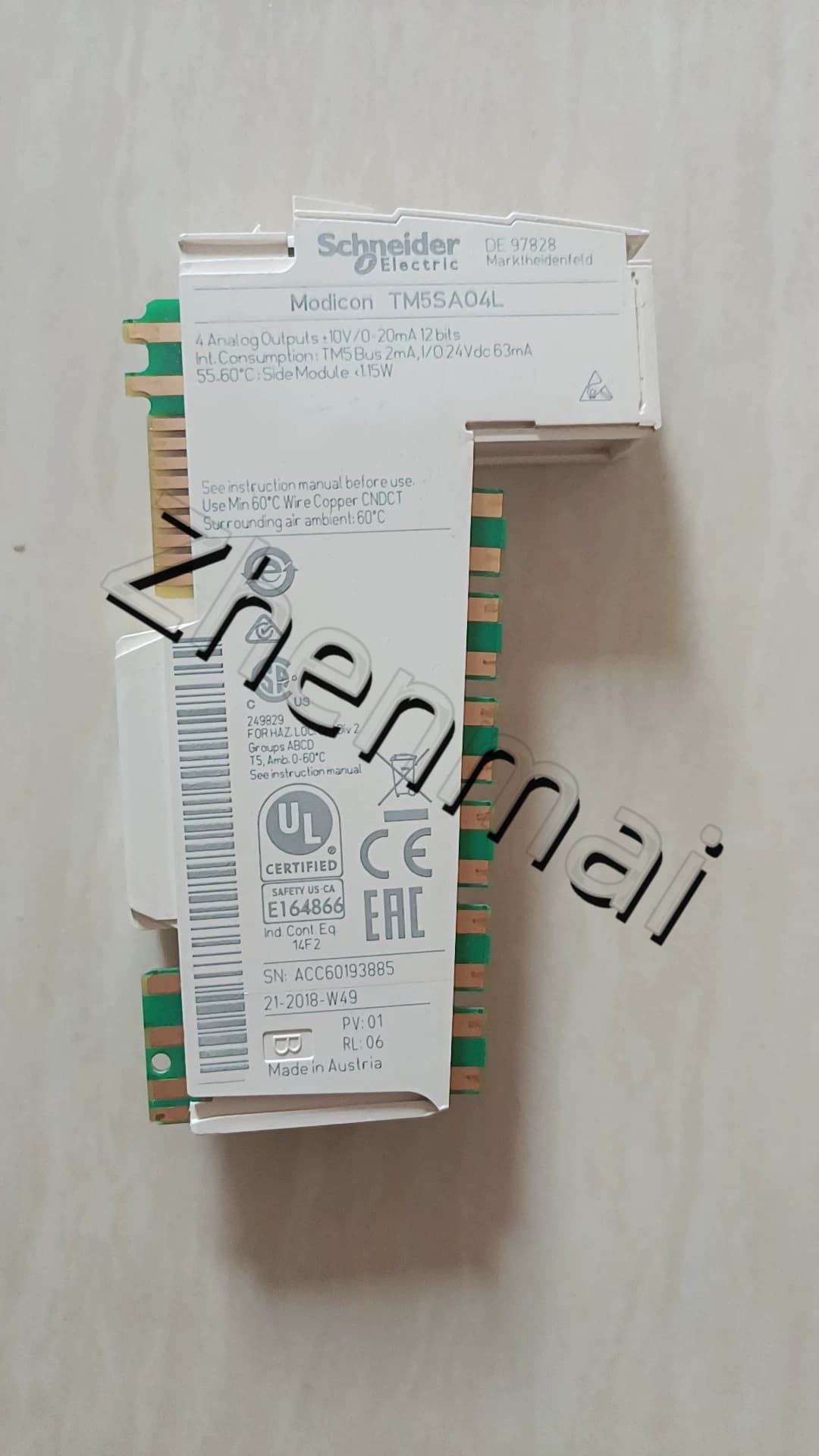 100% gloednieuwe, originele en echte Schneider TM5SAO4L Frequentieomvormers, stroomonderbrekers, schakelaars, beveiligingsapparatuur