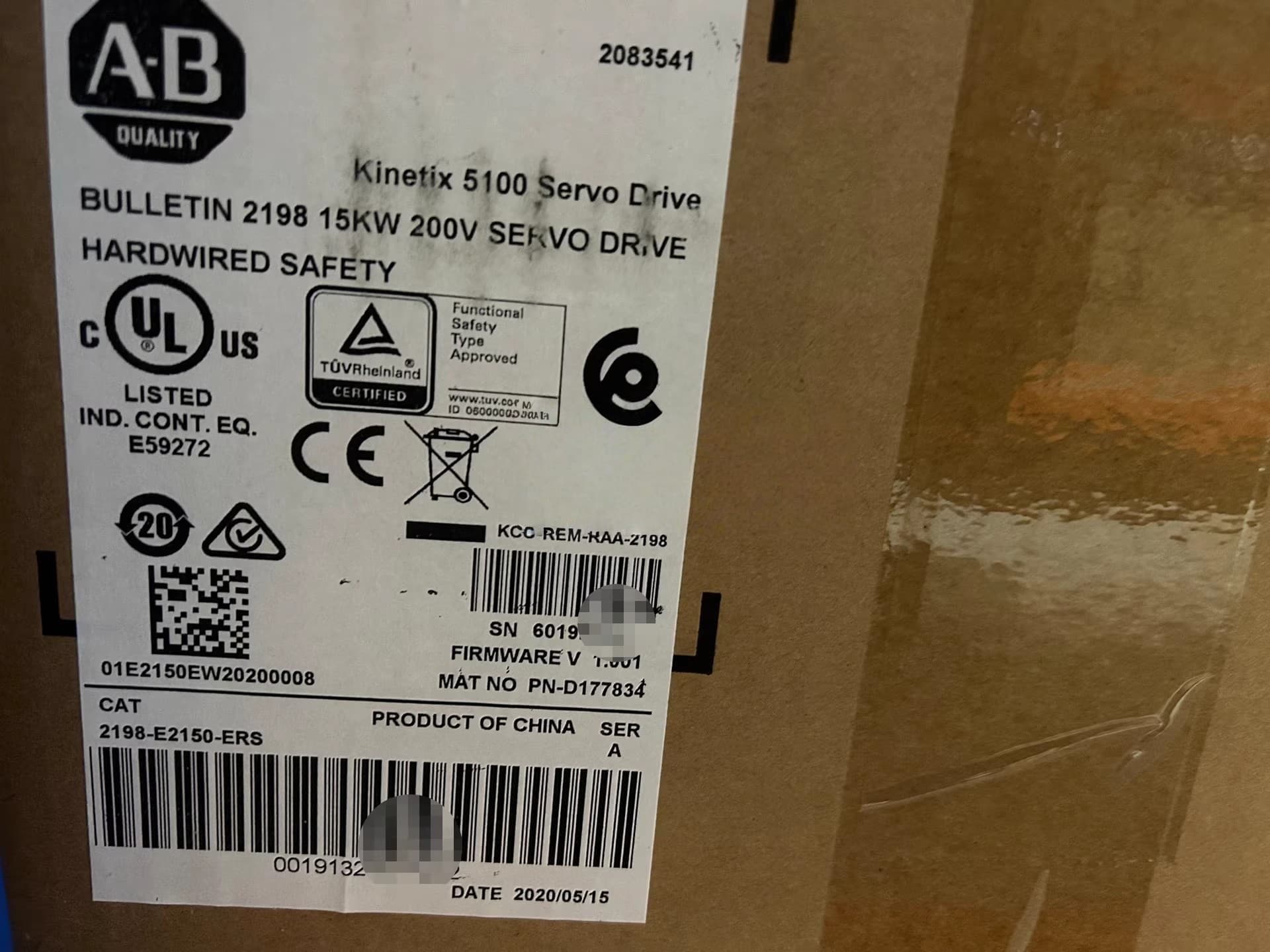 2198-E2150-ERS Kinetix 5100 servo, gloednieuw en origineel