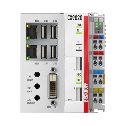 Beckhoff CX9020-0110 ingebedde pc, op DIN-rail monteerbaar 1 GHz arm Cortex-A8 Ethernet-besturingssysteem