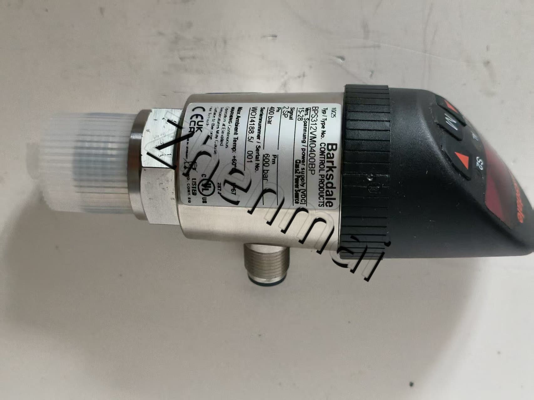 Gloednieuwe originele Barksdale BPS312VM0400BP druksensor niveauschakelaar stromingsschakelaar drukschakelaar snelle verzending