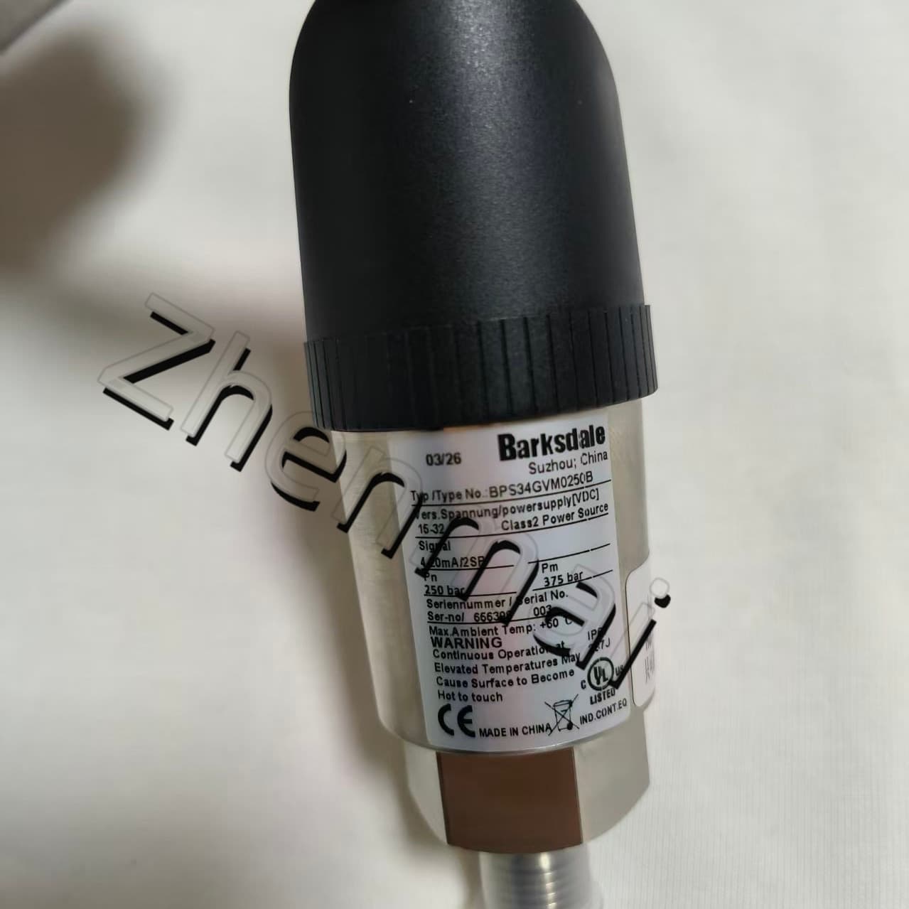 Gloednieuwe originele Barksdale BPS34GVM0250B druksensor niveauschakelaar stromingsschakelaar drukschakelaar snelle verzending