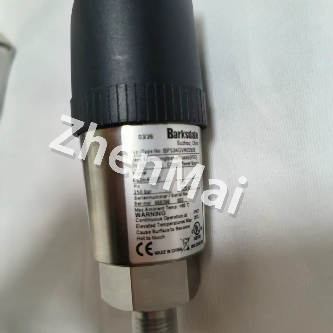 Gloednieuwe originele Barksdale BPS34GVM0400B druksensor niveauschakelaar stromingsschakelaar drukschakelaar snelle verzending