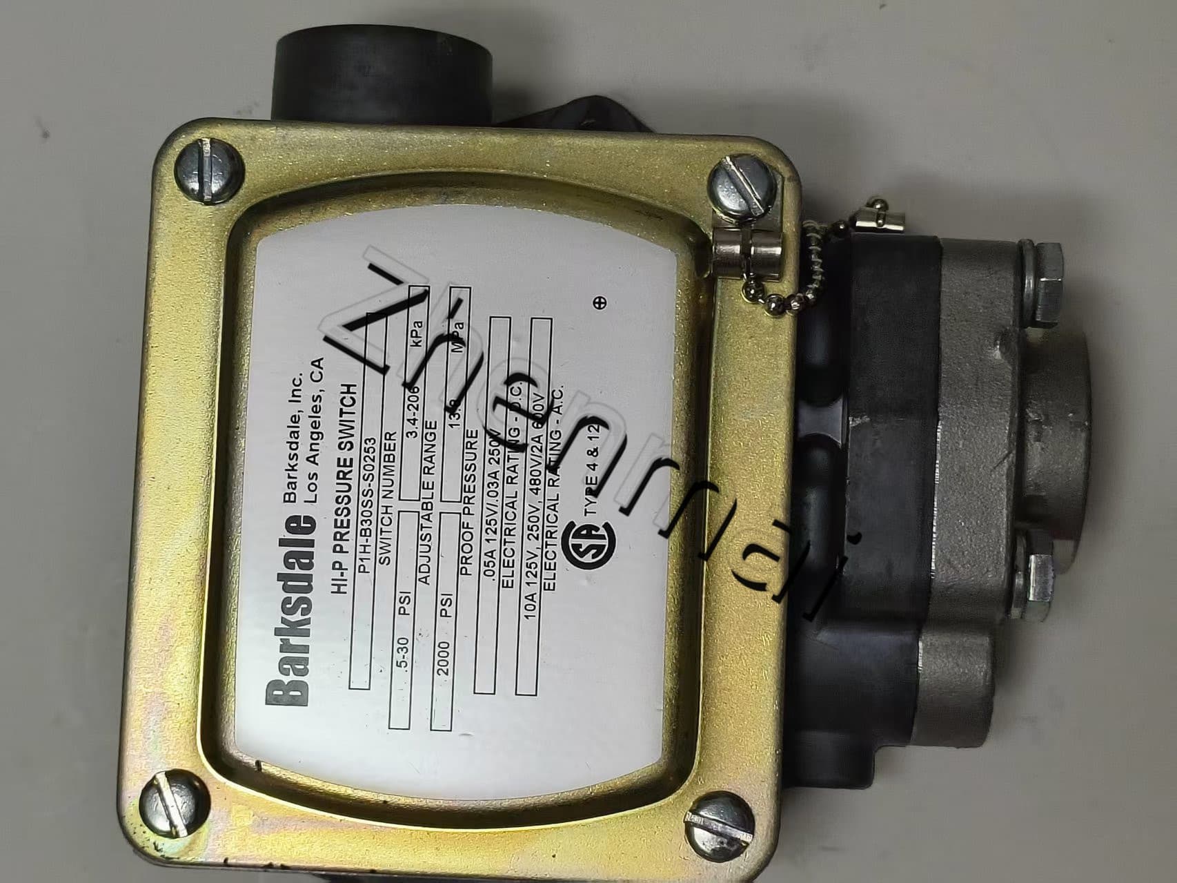 Gloednieuwe Originele Barksdale P1H-B30SS-S0253 druksensor Niveauschakelaar Stromingsschakelaar Drukschakelaar Snelle Verzending