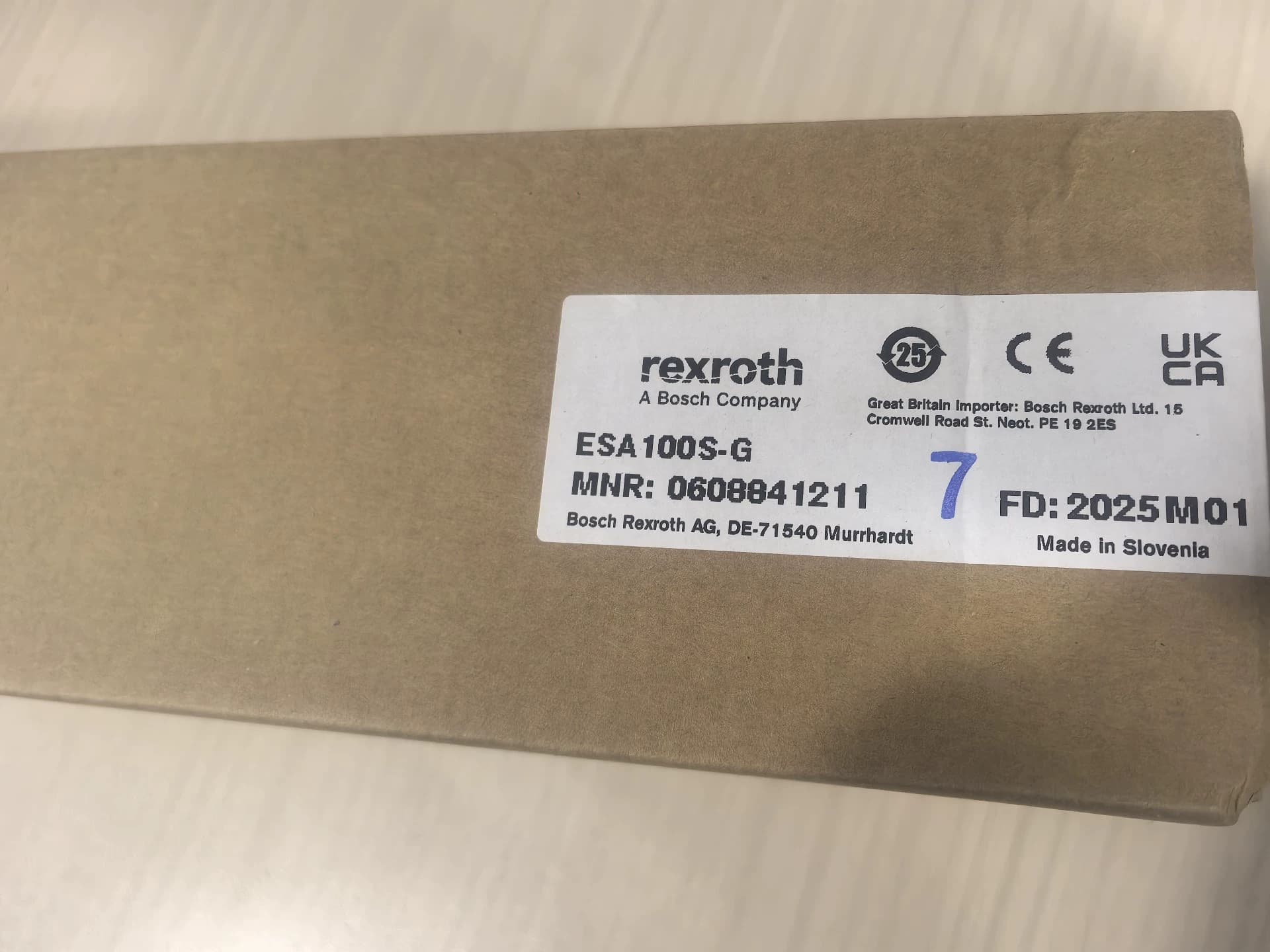 Gloednieuwe originele Bosch Rexroth servoaandrijving elektrische momentsleutel ESA100S-G servomotor snelle verzending