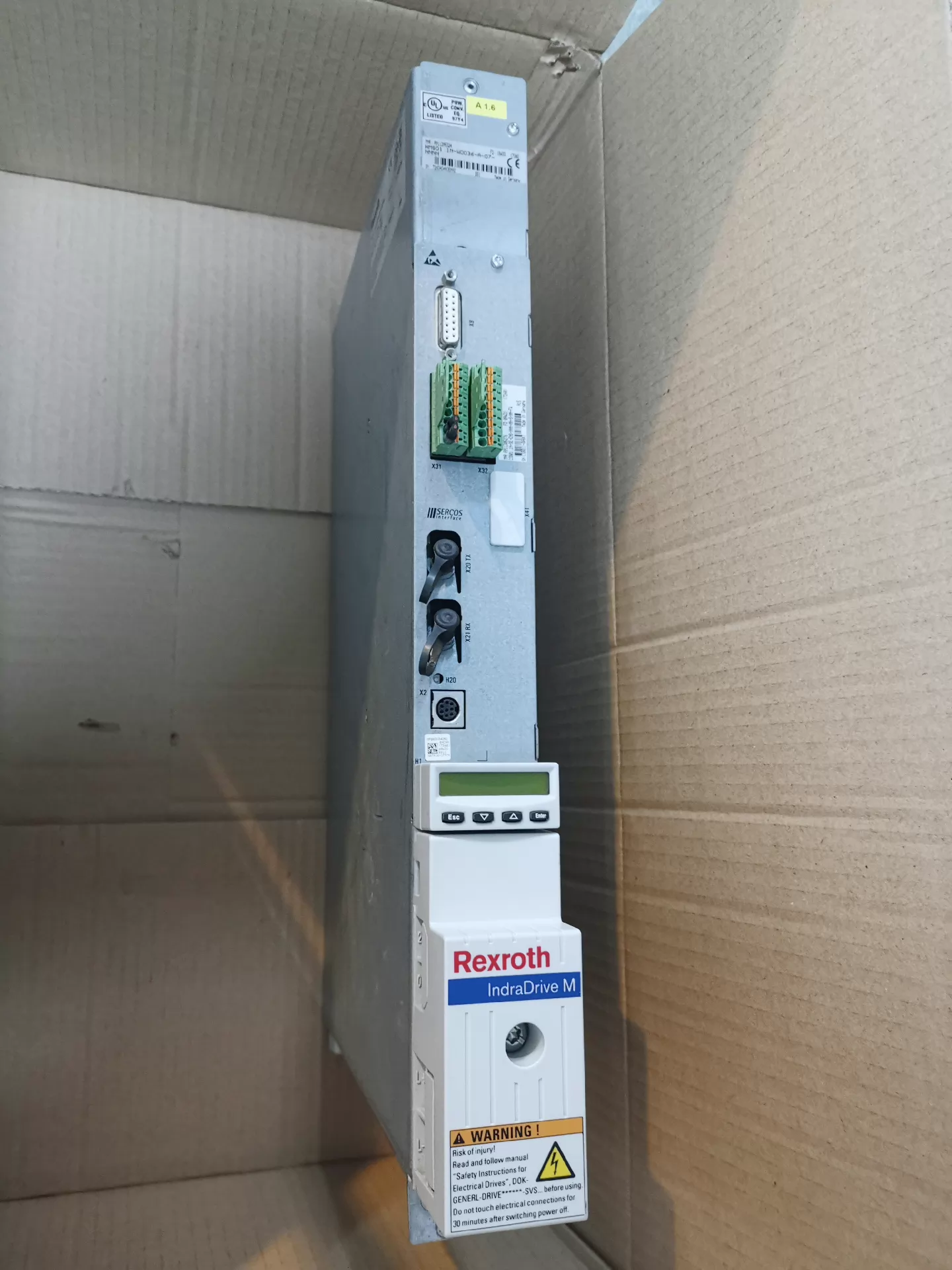 Gloednieuwe Originele Bosch Rexroth Servo drive HMS01.1N-W0036-A-07-NNNN Servomotor Snelle Verzending